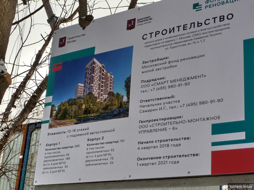 Реновация в москве южное тушино дата сноса домов